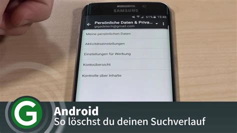 Google: „Meine Aktivitäten“ anzeigen & löschen .